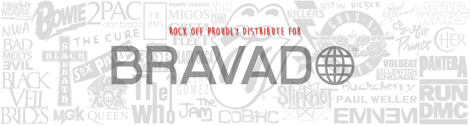 Bravado Official Merchandise available at Rock Off